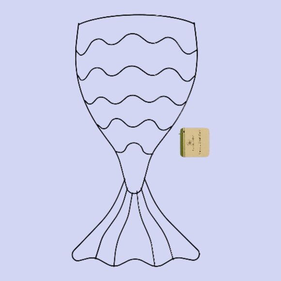 Floral Garden Other - Mermaid Wreath Form Frame Set of 9